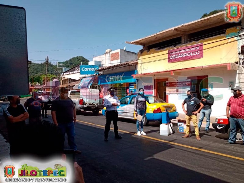 Satinizan a todos los taxis del Municipio de Jilotepec - El Chiltepín